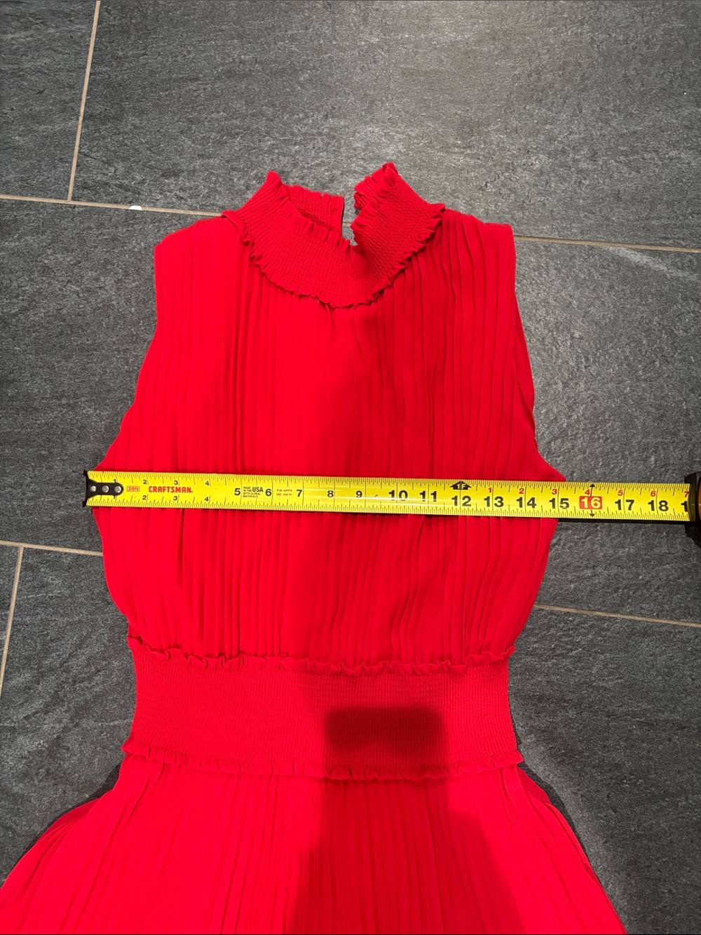 Nanette Lepore Red Sleeveless Midi Dress - Picture 7 of 10